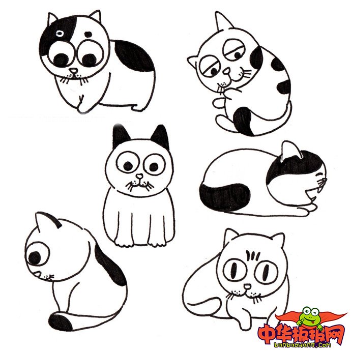 简笔画      猫已经成为继狗狗之后的又一全世界家庭广泛流行的宠物